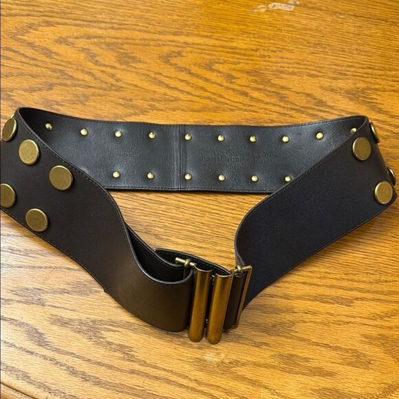 Black and Gold Studded belt main image 5